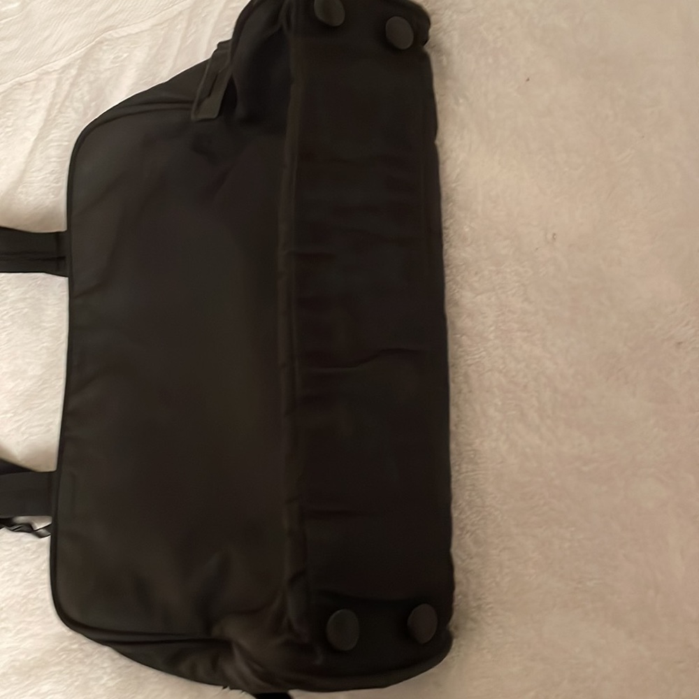 Prada nylon purse black bought at designer resale store. In good used condition. - Picture 9 of 17